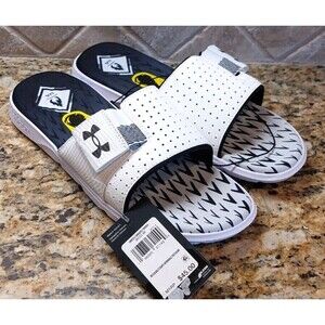 NWT Under Armour Mercenary Slides NWT, Unisex, Water Friendly White Size 11
